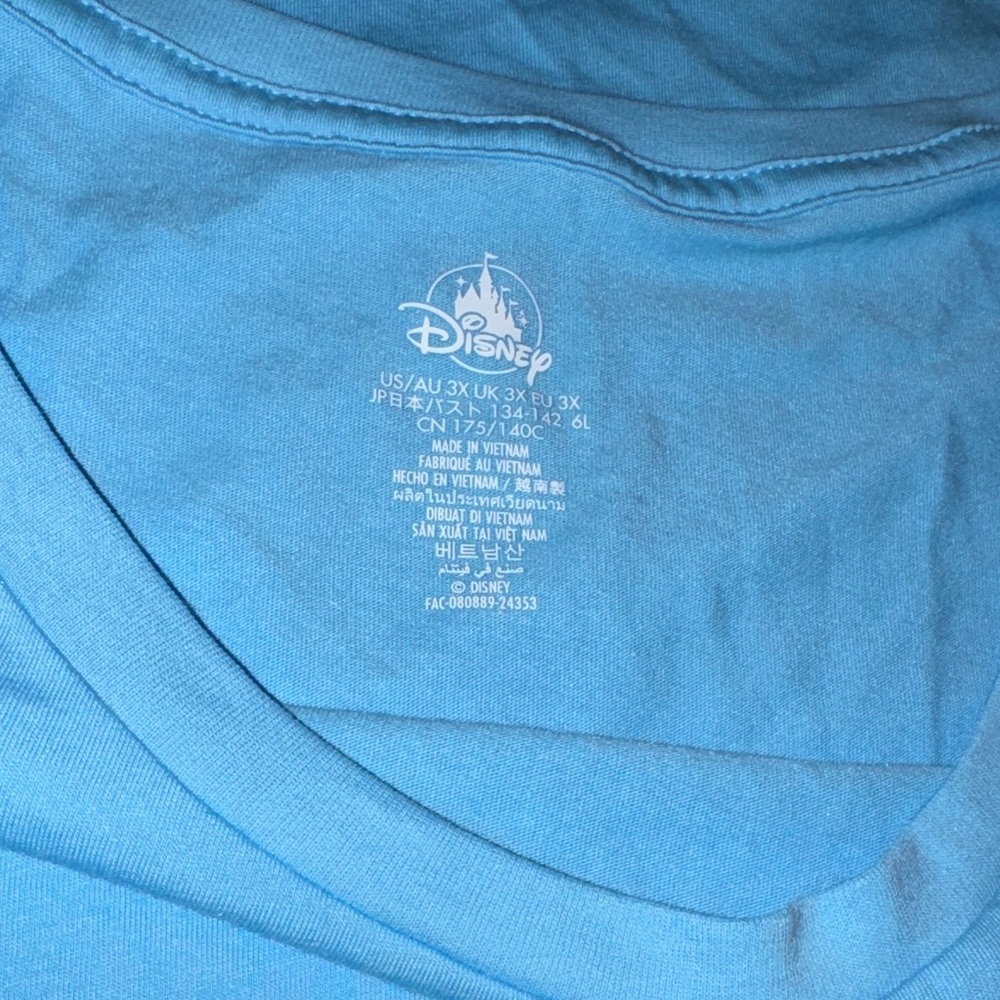 Disney Light Blue Best Buds T-Shirt Sz 3X - Picture 8 of 8